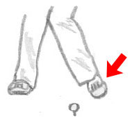 [left heel]